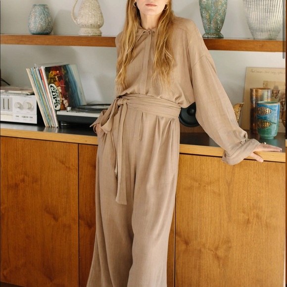 Rachel pally linen Harper jumpsuit - Picture 2 of 7